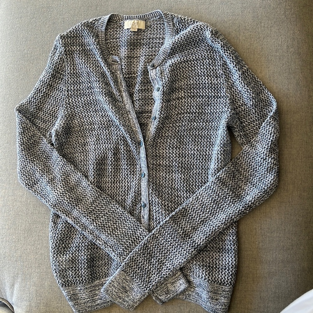 Loft Gray Cardigan